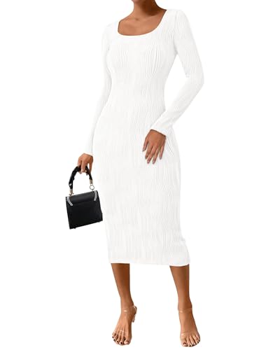 White bodycon dress