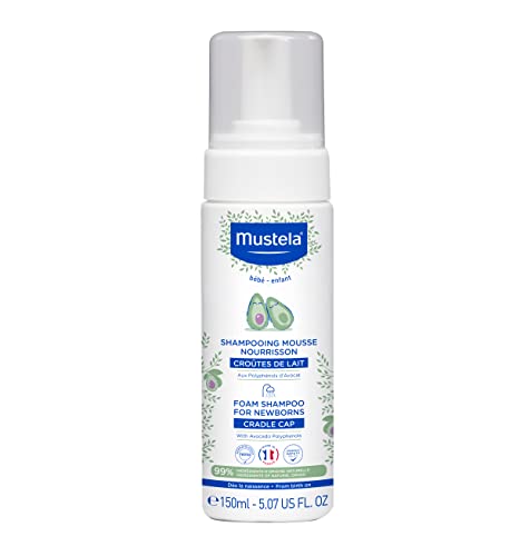 Mustela Cradle Cap Foam Shampoo for Newborn - Baby Shampoo