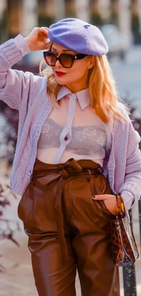 CHIC BERET HAT OUTFIT