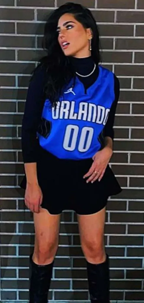 basketball jersey thigh high boots