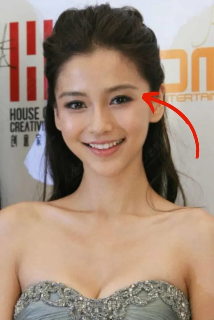 look innocent with soft eyebrows