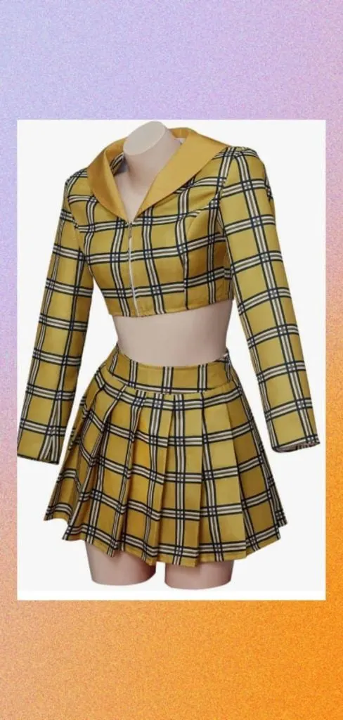 90s plaid skirt clueless costume
