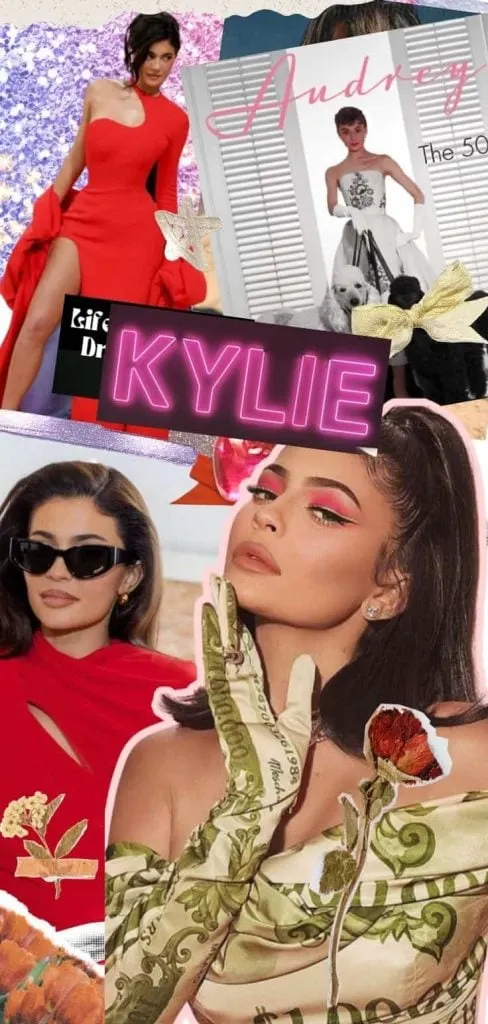 Kylie Jenner collage wallpaper download