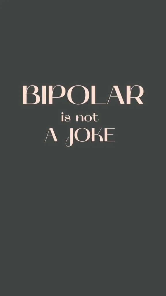 BIPOLAR is not a joke wallpaper