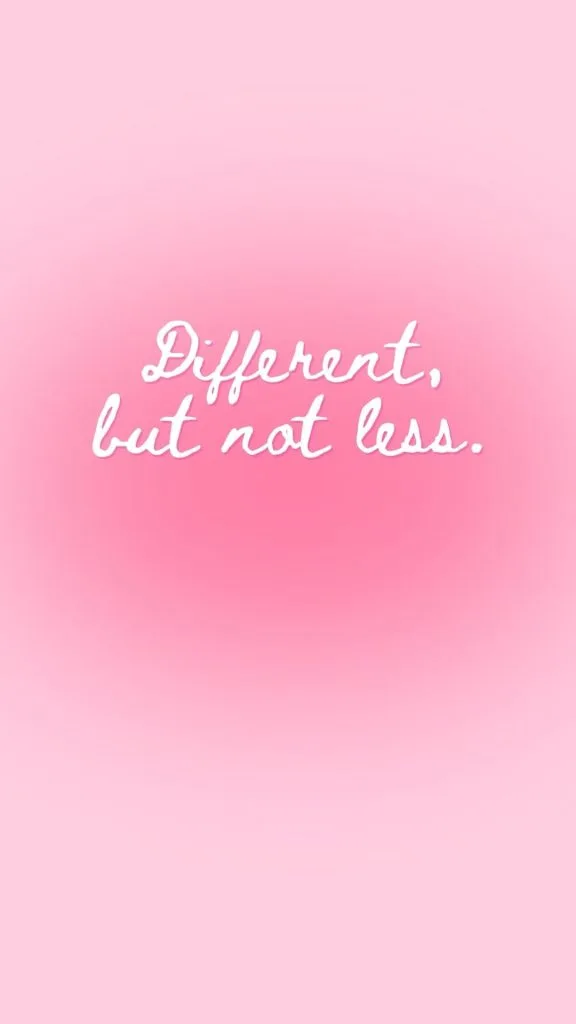 Neurodivergent wallpaper pink