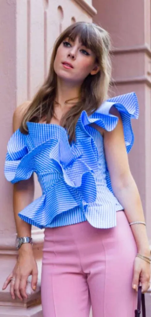 ruffle top to wedding