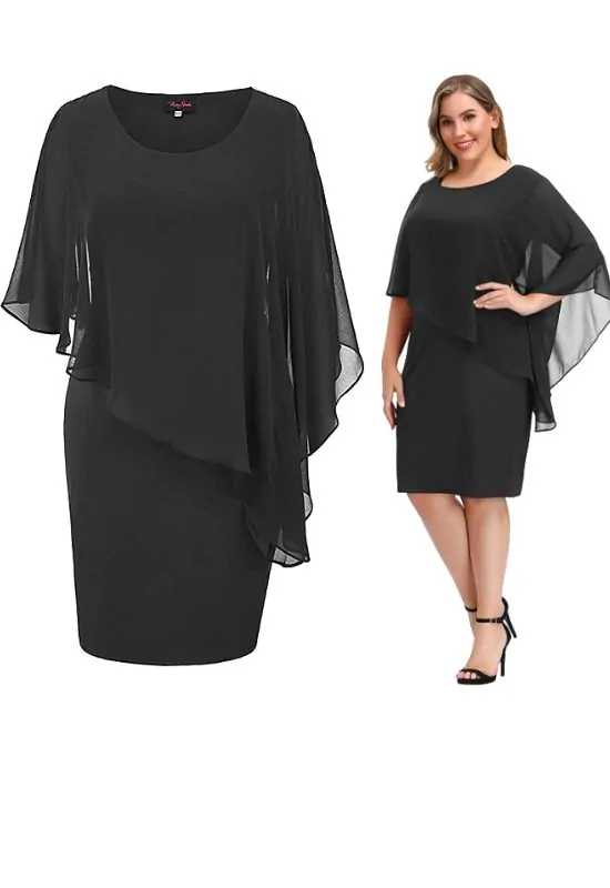 3black dress for funeral plus size classy black dress funeral