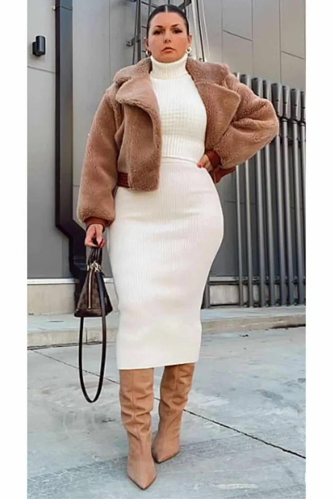 long sweater dress boots