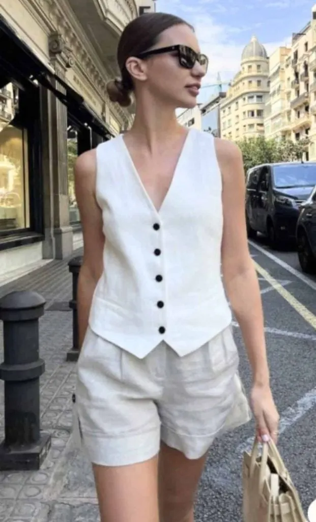 casual fabric for waistcoat