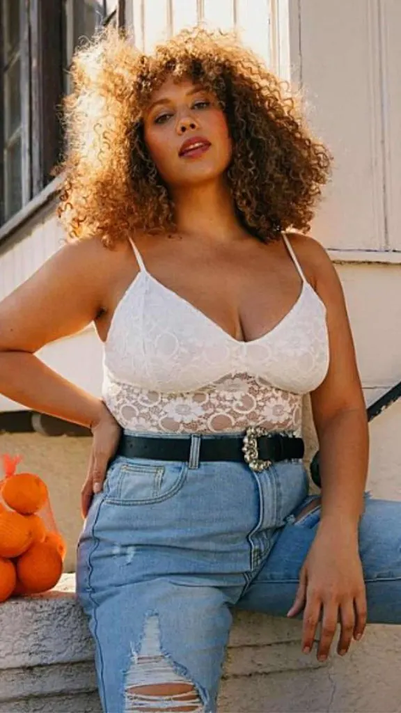 plus size rave party outfit bralette