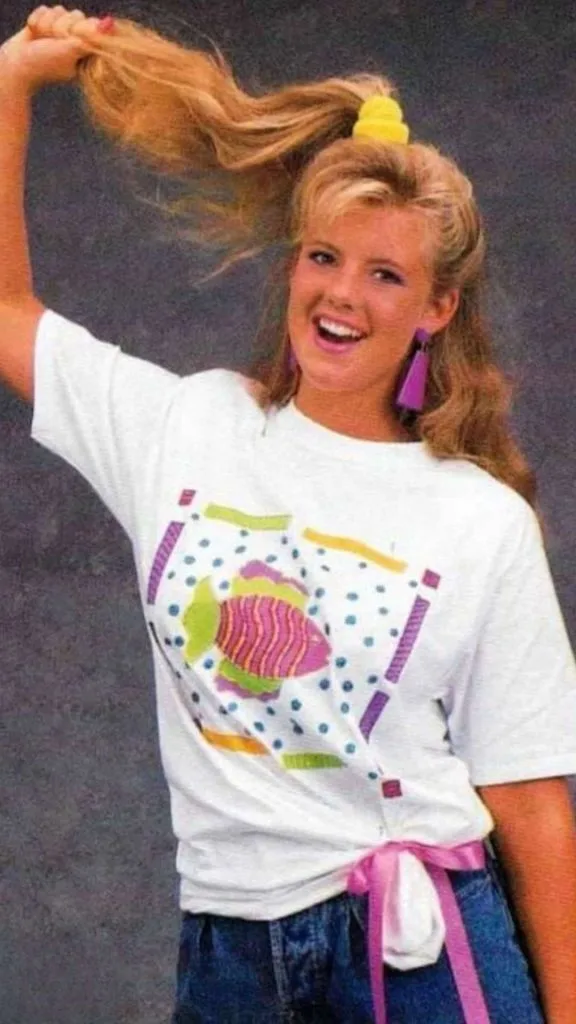 90s aerobics hairstyle