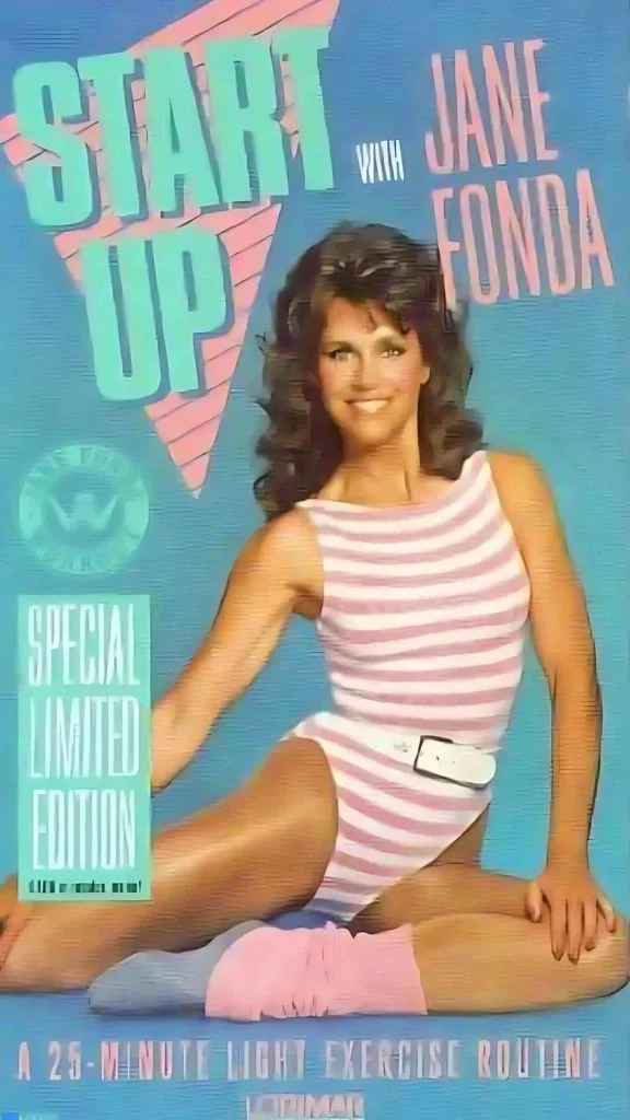 retro 90s aerobics workout outfit