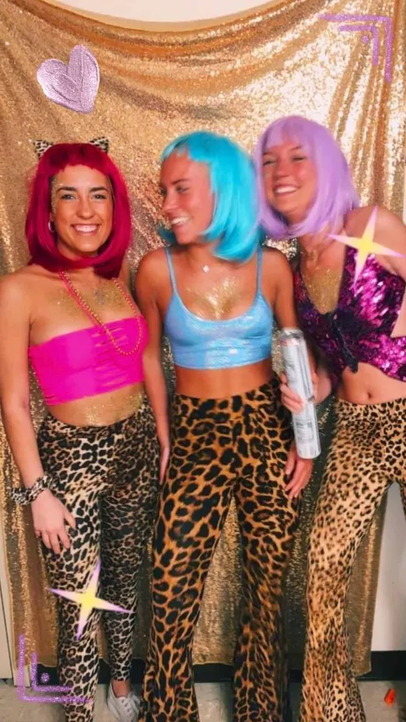 90s rave outfit ideas leopard print