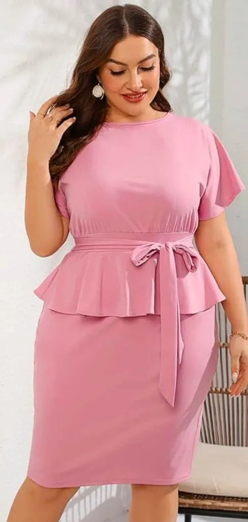 peplum dress open mic night