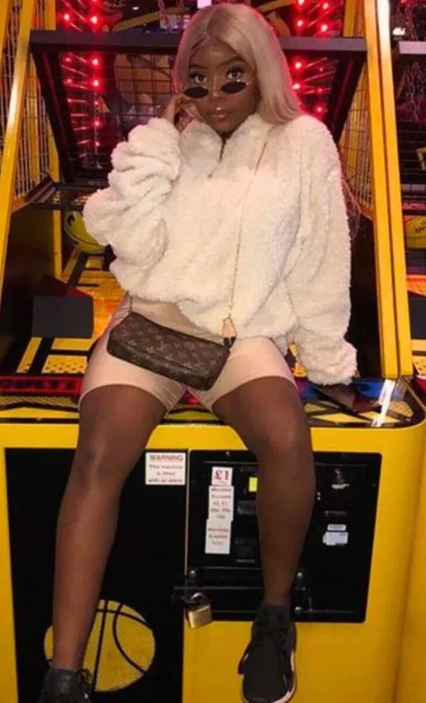 Black girl outfit idea arcade date