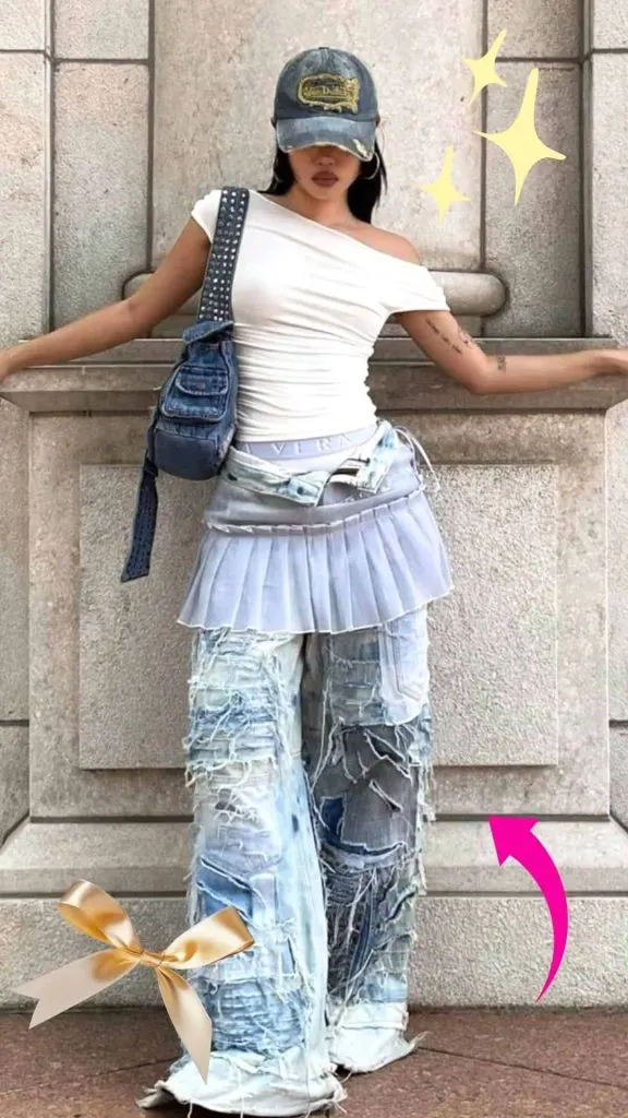 baseball cap outfit idea