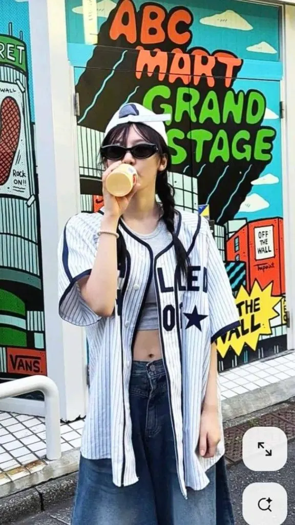 BASEBALL jersey outfit idea