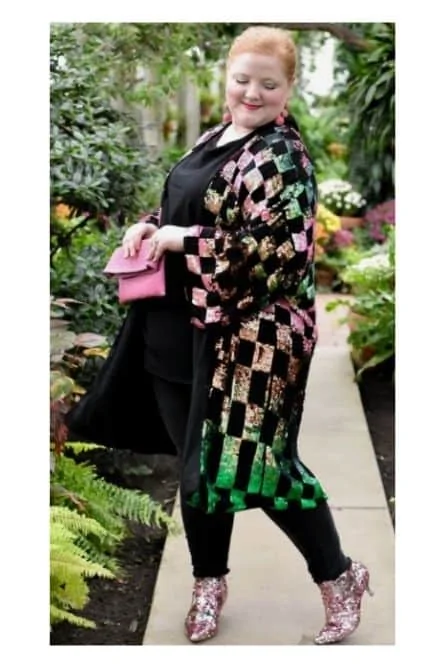 plus size concert outfit ideas sequin