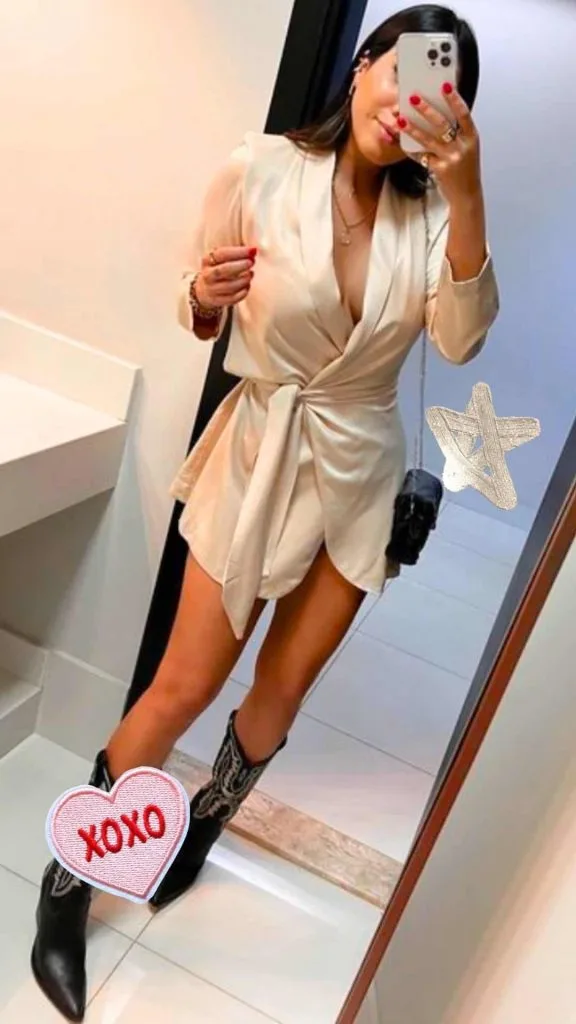 dress with cowboy boots