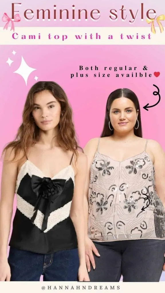 Embellished Floral Cami Top