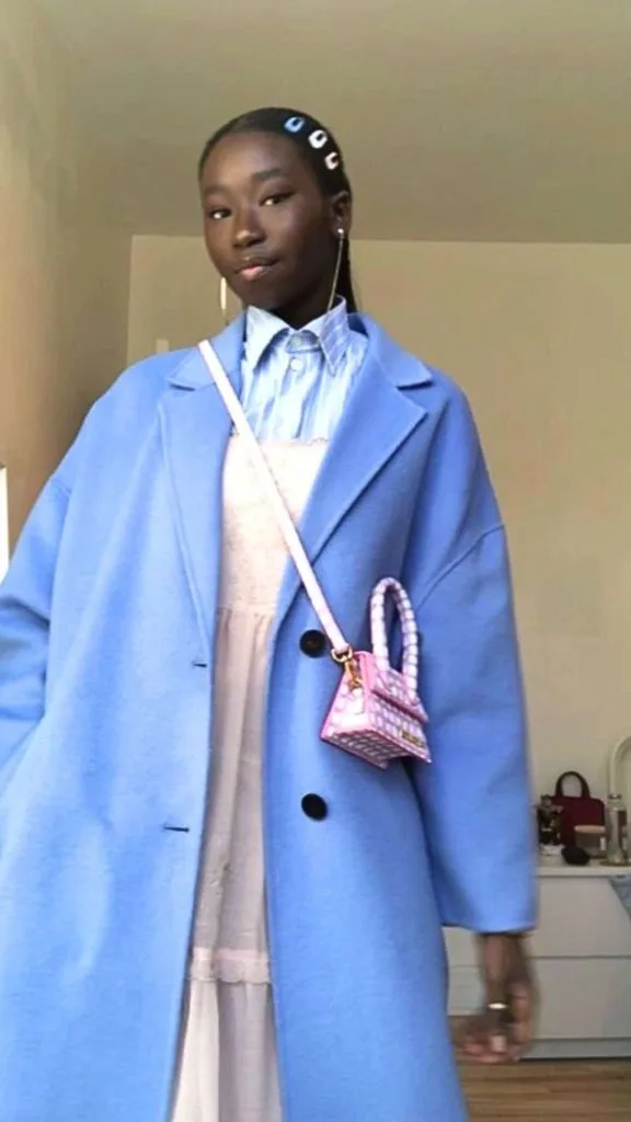 Black girl winter outfit feminine