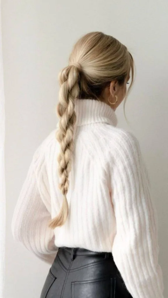 winter hairstyle outfit ideas