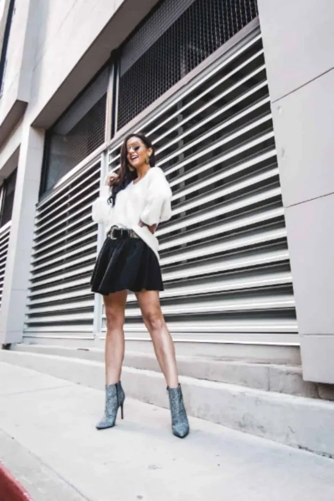 STAY FEMININE WITH GLITTER BOOTS