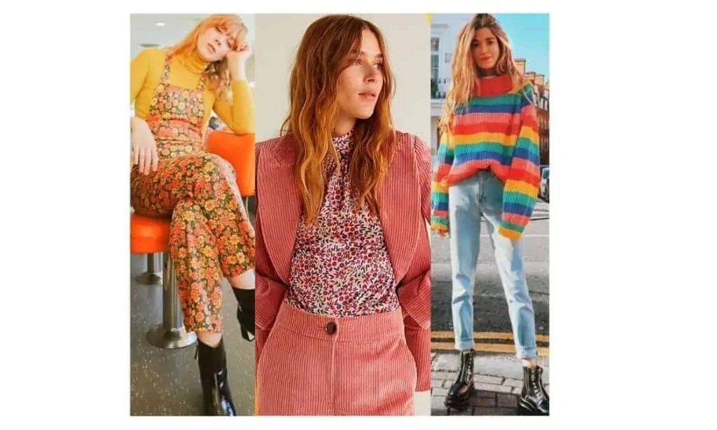 colorful artsy outfits