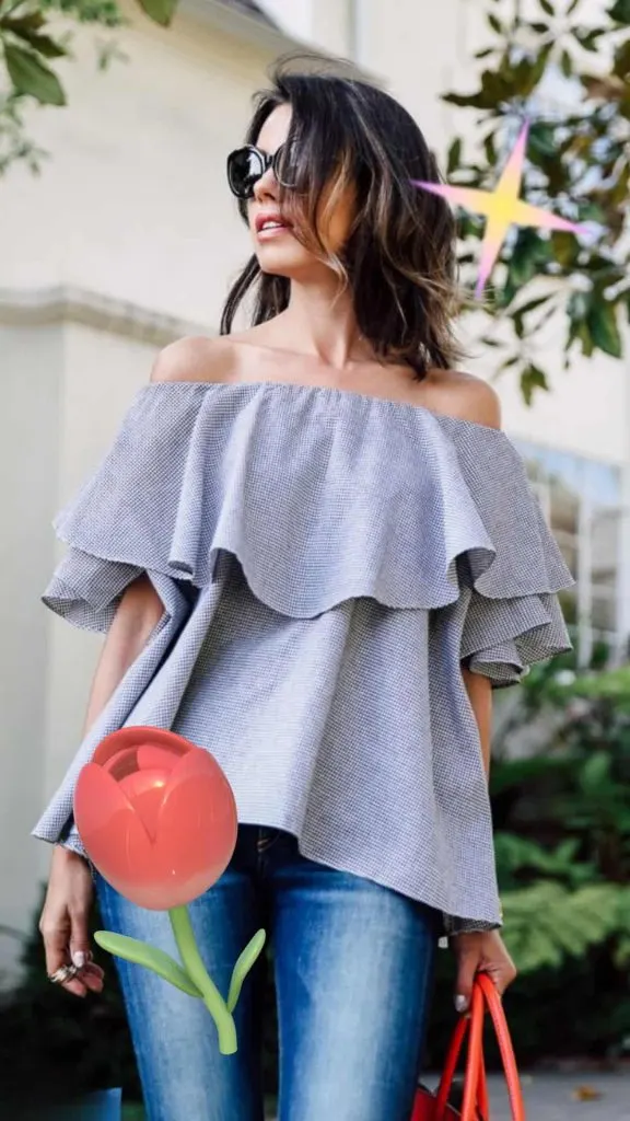 how to dress board shoulder women