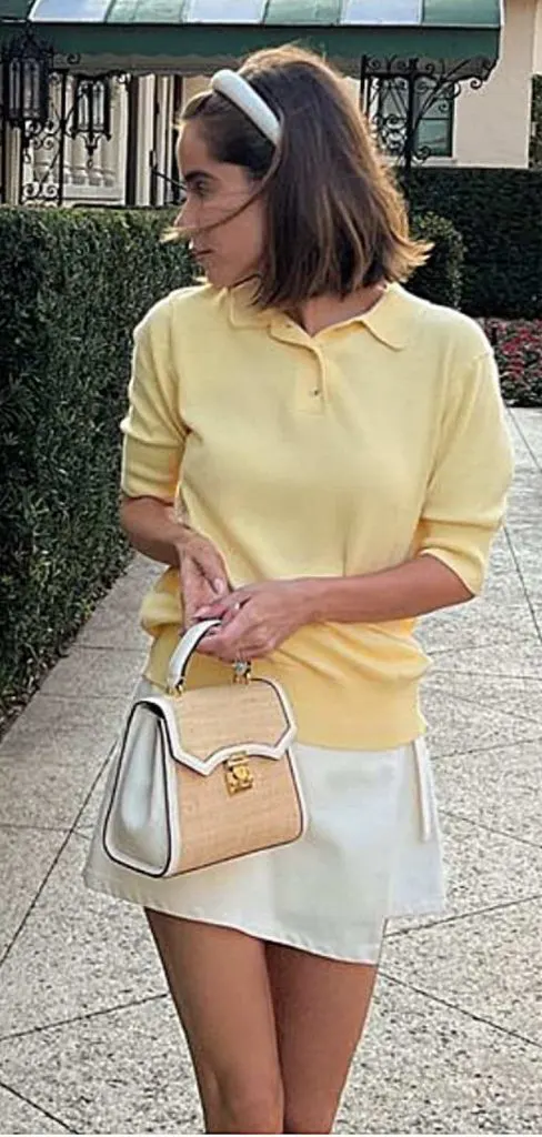 OLD MONEY headband outfit