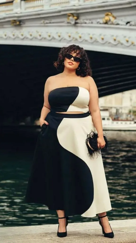 how to dress slimmer plus size
