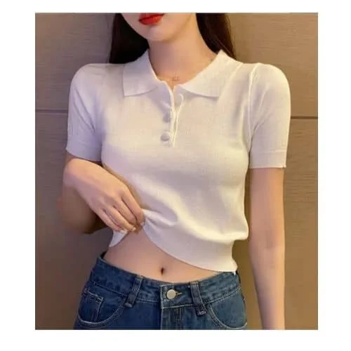 How to make a polo shirt look more feminine