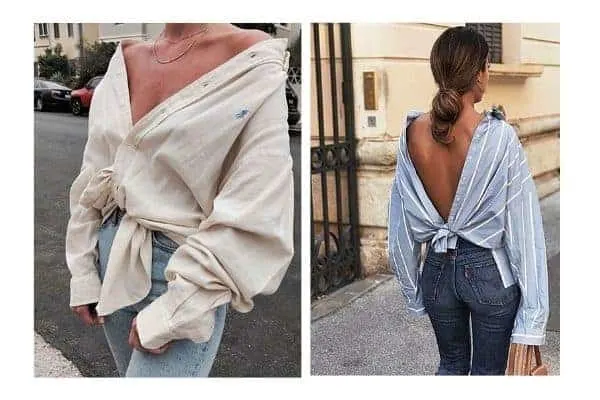 How to make a polo shirt look more feminine