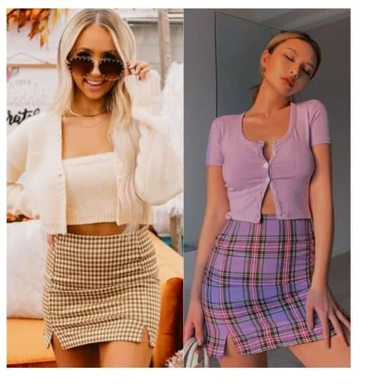 how to style a cropped cardigan , women fashion outfit tips