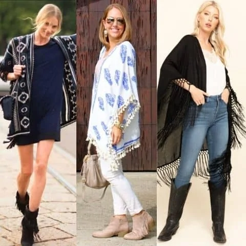 how to style fringe boots female