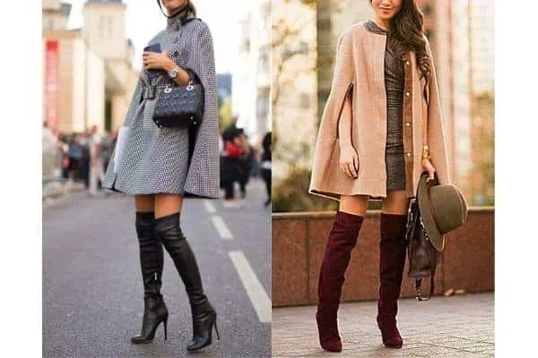 How to wear a cape coat?