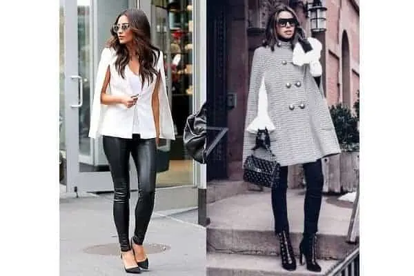 How to wear a cape coat?