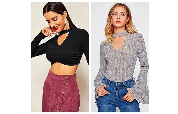 how to wear a choker top