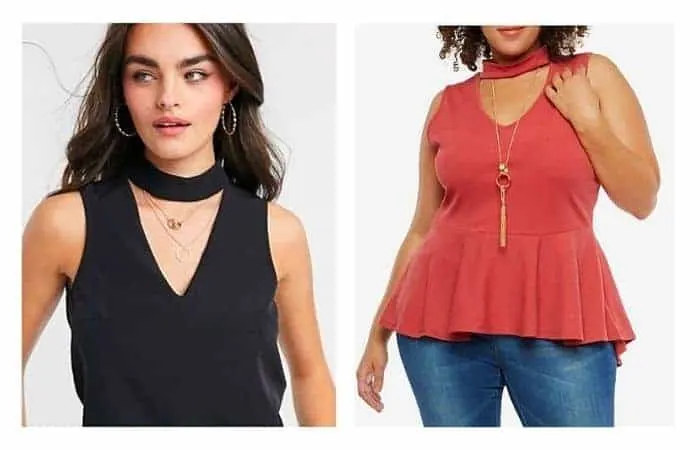 how to wear a choker top