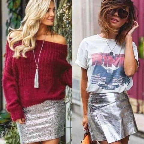 how to wear a sequin dress casually