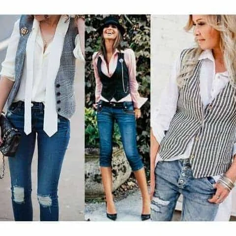 how to wear a waistcoat casually female, waistcoat outfit tips