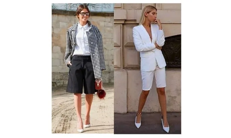 How to wear Bermuda shorts in winter