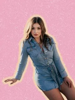 how to wear denim shirt plus size