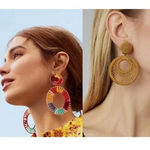 how to wear hoop earrings casually 