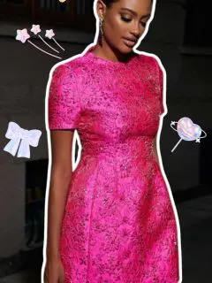 how to wear pink without girly