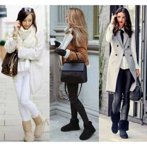 how to wear UGG boots, wear UGG boots with leggings