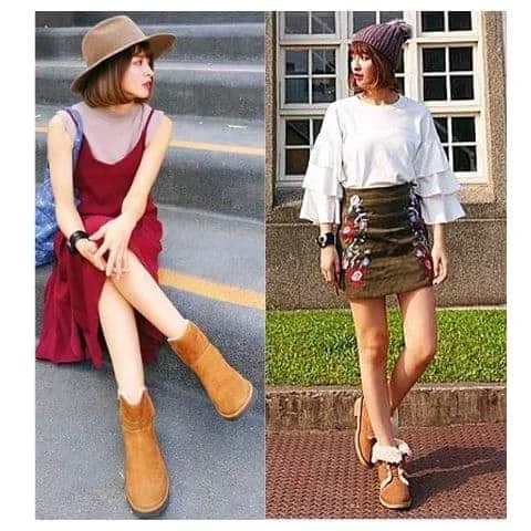 how to wear UGG boots, wear UGG boots in fall