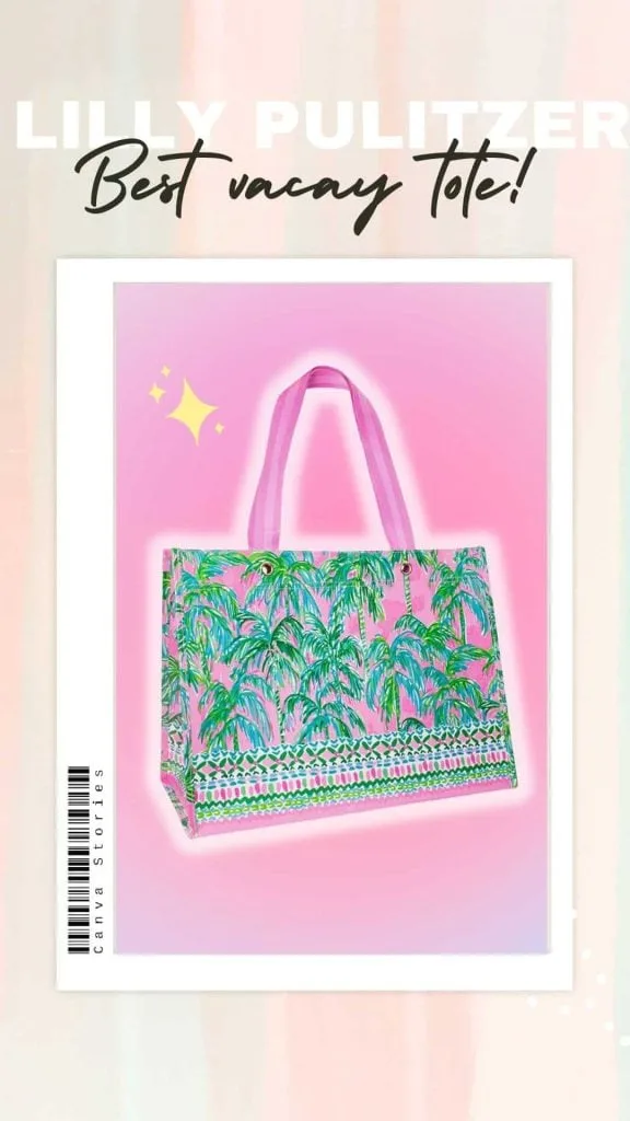 lilly pulitzer tote bag