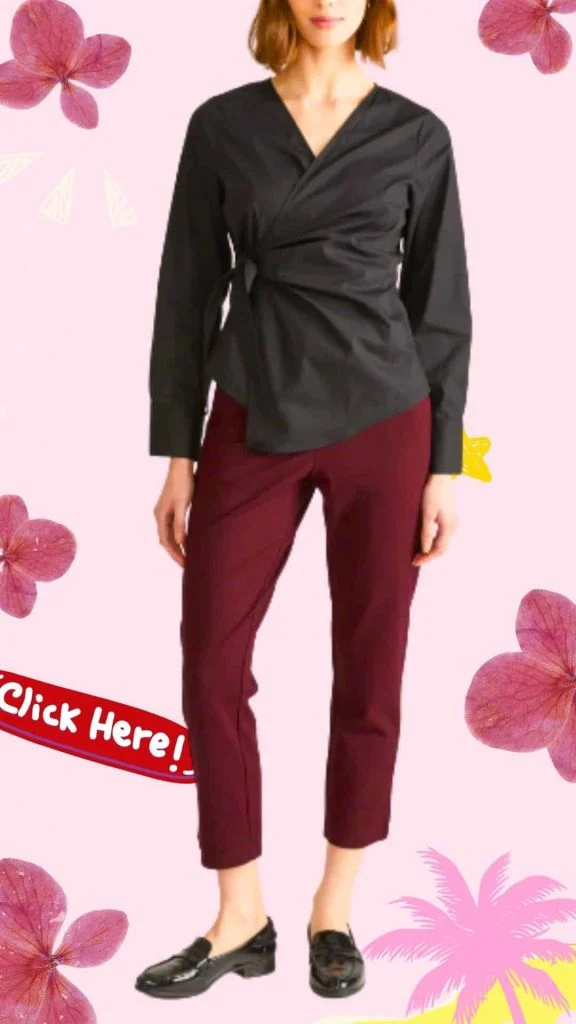 ponte pants outfit work