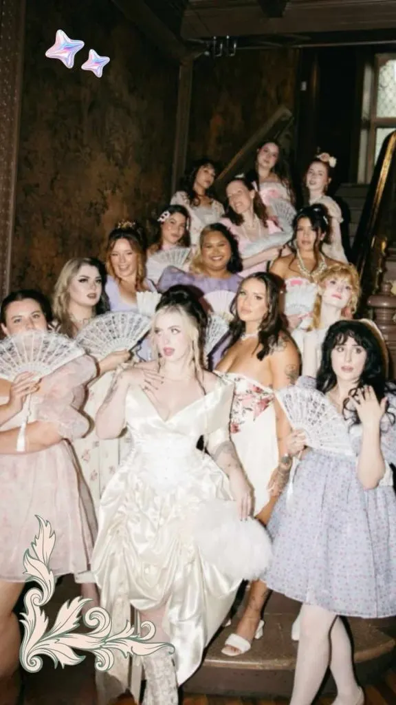 coquette bridal shower outfit idea